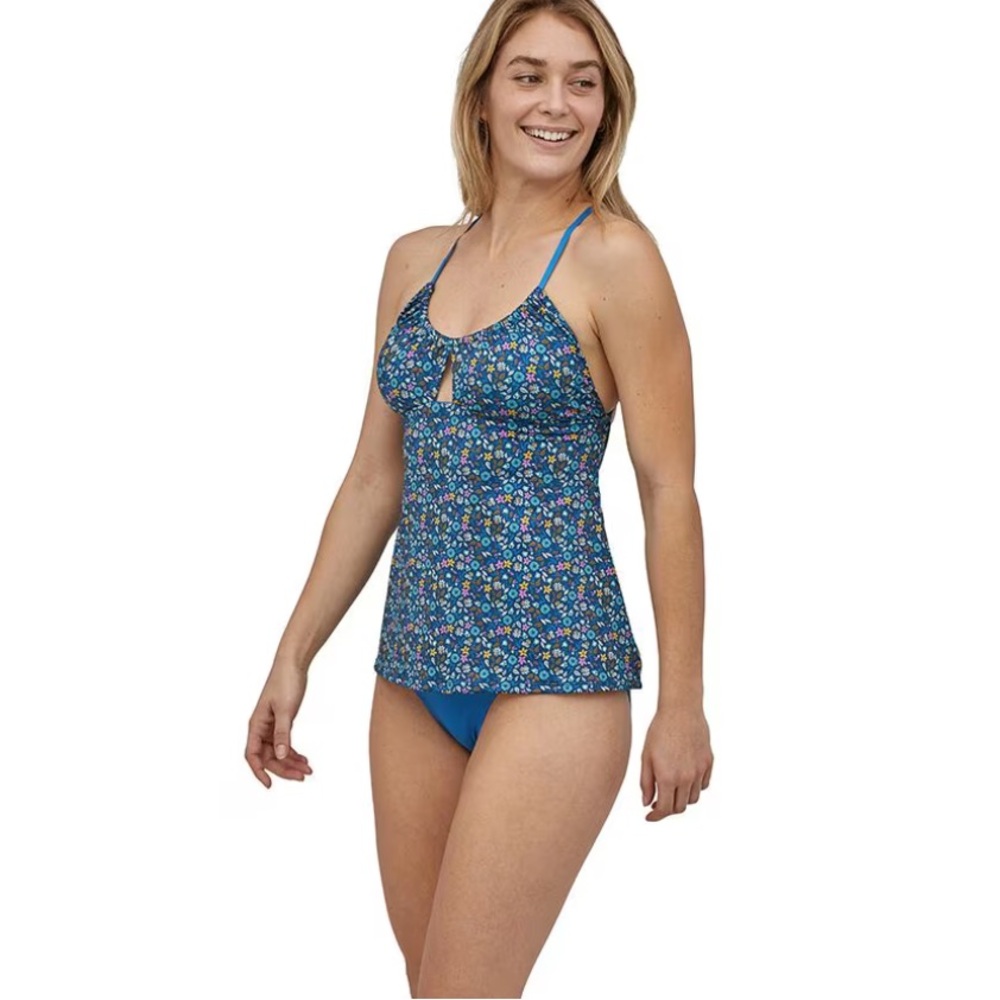 Patagonia Blue Floral Tankini Top - Picture 7 of 13